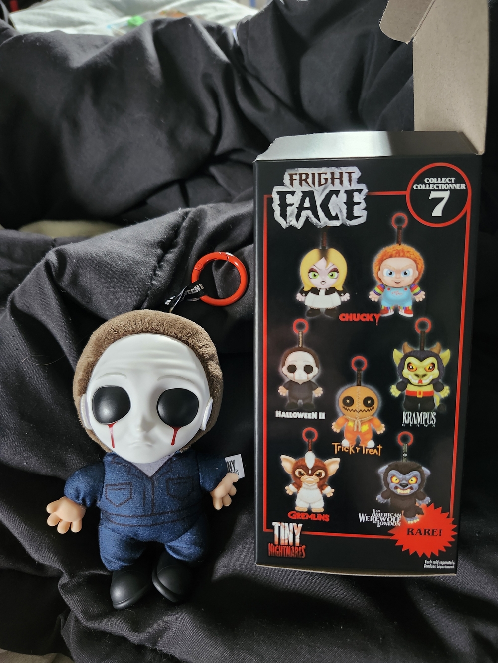 Fright Face Tiny Nightmares Michael Meyers Plush Keychain